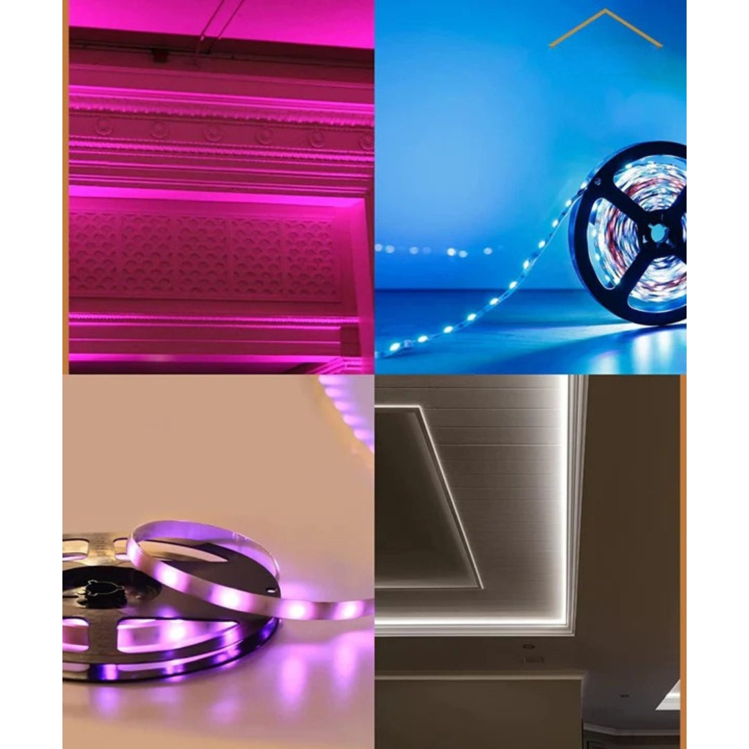 GlowFlex - Tilpassbar LED-stripebelysning med fjernkontroll og appstyring