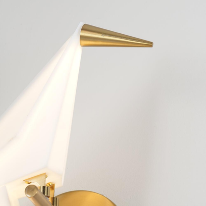 AuriNest – Vegglampe med fuglemotiv og integrert LED