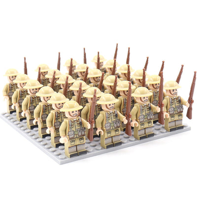 BlockBattles - Byggeklossesett med enheter fra andre verdenskrig for pedagogisk moro