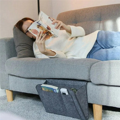 TidyNest – Allsidig nattbord-organizer i filt