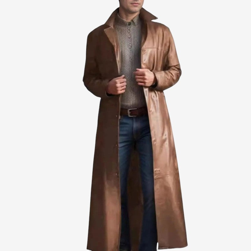 Bodhi – Langermet Trenchcoat med Slå-Over-Krage