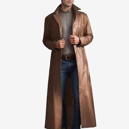 Bodhi – Langermet Trenchcoat med Slå-Over-Krage