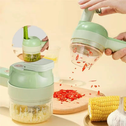 ChopMaster - Elektrisk grønnsakskutter med USB-oppladbar og trådløs design