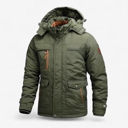 Morten - Langermet Hettejakke med Justerbar Hette og Flere Forlommer