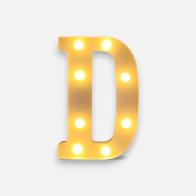 GlowLetter – Dekorativ LED-bokstavlampe med moderne design
