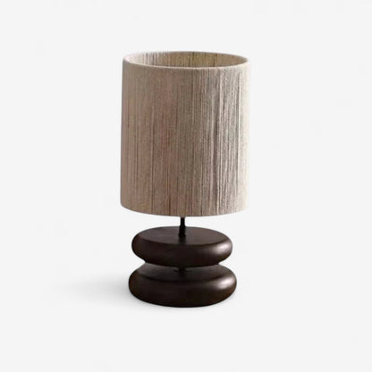LumaWood – LED Bordlampe med Trebase for Dekorasjon