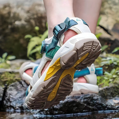 Saskia - Lettvekt Sandaler med Justerbar Spenne lukking