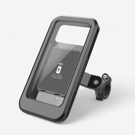 RideMate – Roterende motorsykkeltelefonholder med powerbank