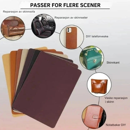 LuxFix - slitesterk og brukervennlig reparasjonsplaster for lær