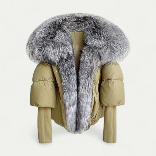 Sara – Langermet Quiltet Pufferjakke