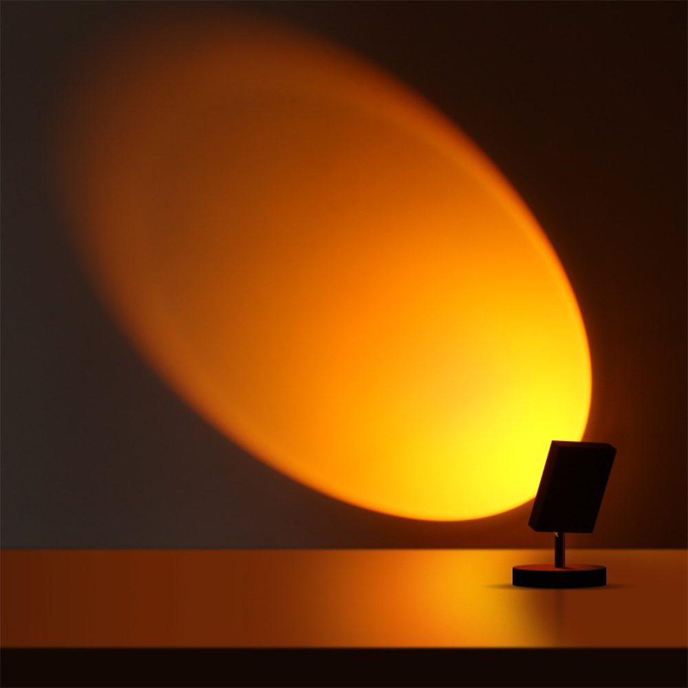 LumaVista - Solnedgangsbordlampe med varm glød for å skape en avslappende atmosfære