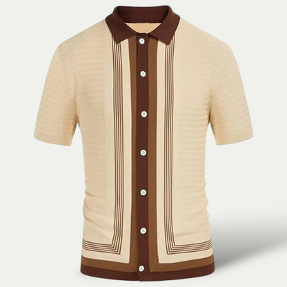 Tony – Slim Fit Polo med Korte Ermer