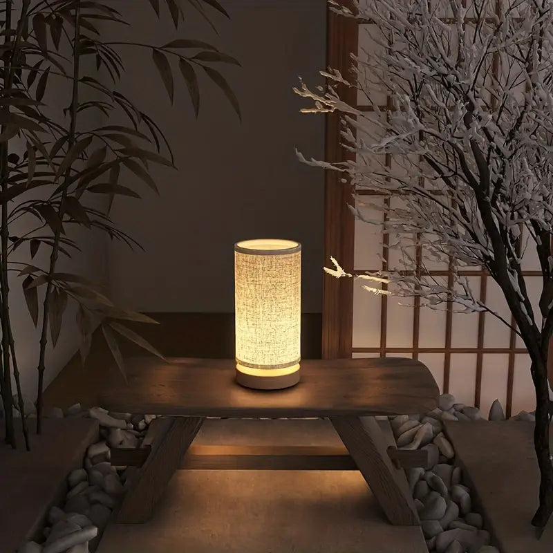 AuraBeam - Elegant bordlampe i tre for en koselig atmosfære