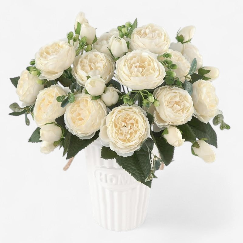 BloomEdge – Kunstige Peoner med Stilkoppsett