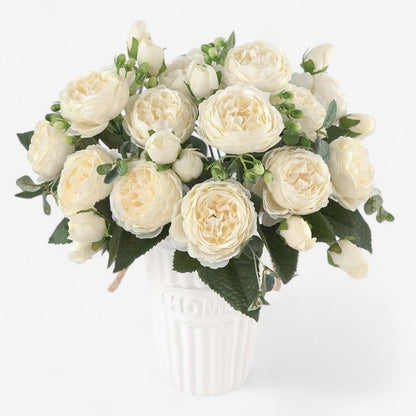 BloomEdge – Kunstige Peoner med Stilkoppsett