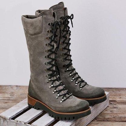 Victoria - Knehøye snørestøvler for alle eventyr