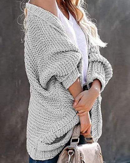 Juliette - Cardigan med åpen front og avslappet passform