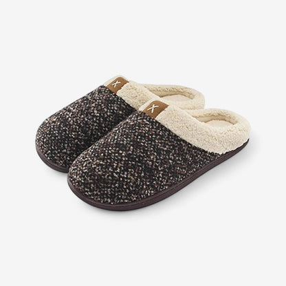CozyStep – Tøfler med Rund Tå og Slip-On Design
