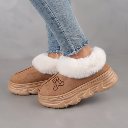 Frida - Varme ankelstøvler med sklisikkert fleecefôr