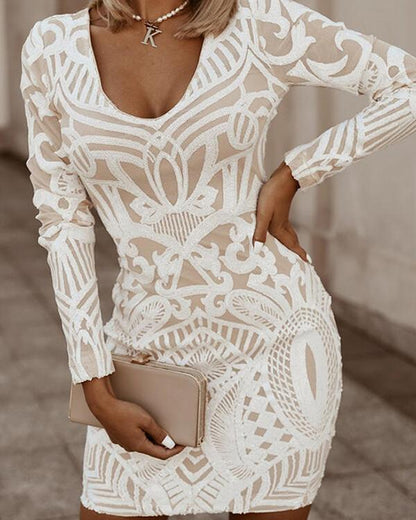 Eva - Slank minikjole med god passform for enhver anledning