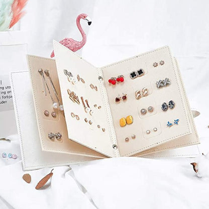 StyleOrganize - Bokformet smykkeholder for øredobber og tilbehør