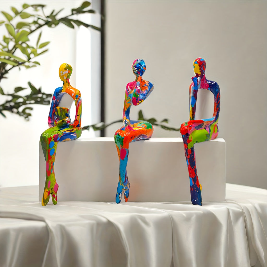 ArtForm – Abstrakt Kunstfigursett for Dristig Interiørdesign