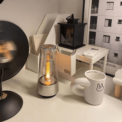 LumiAura - Romantisk LED-lampe i stearinlysstil som kan dimmes