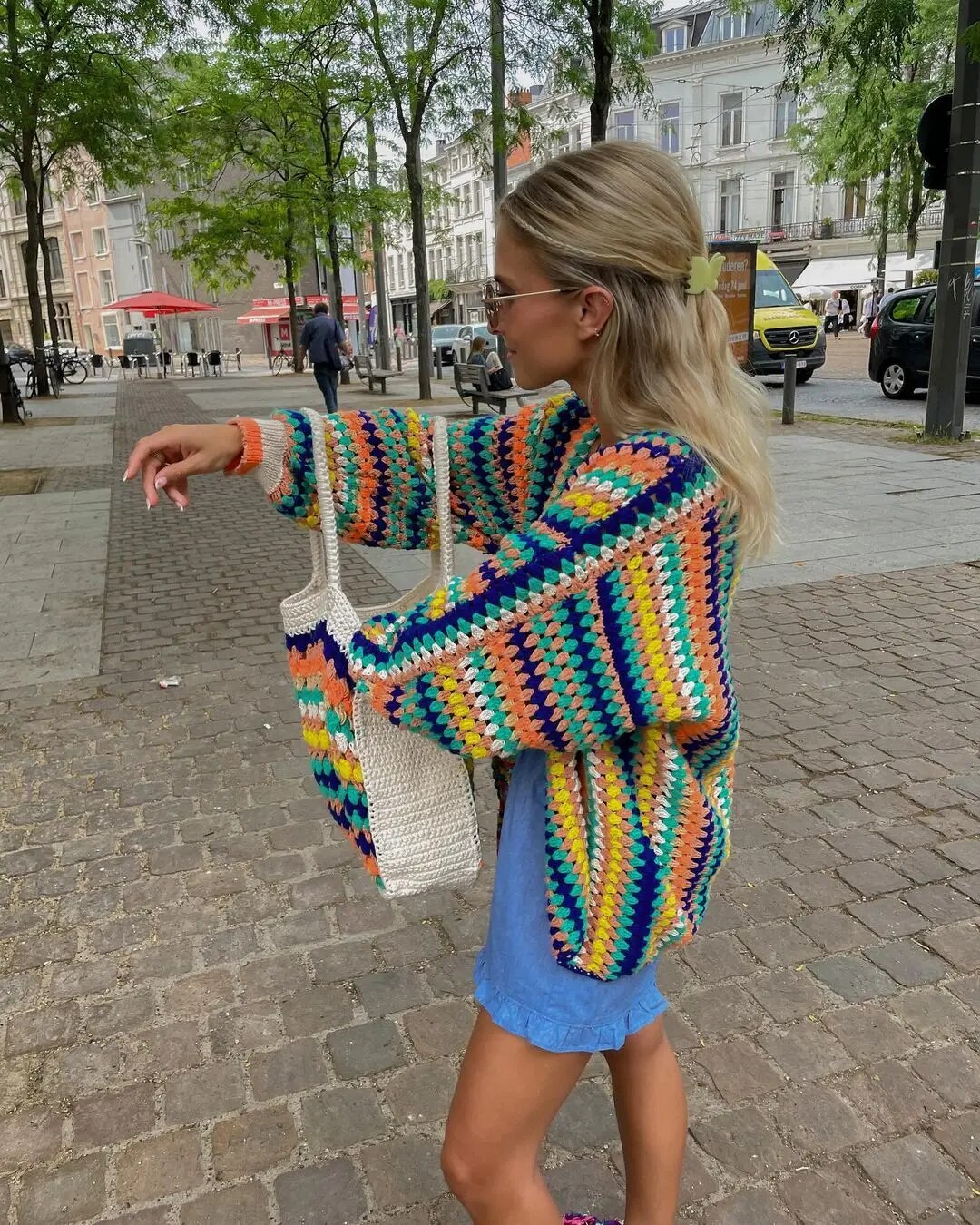 Freya - Komfortabel genser med åpen front for uformell eleganse