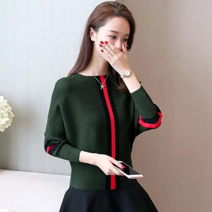 Ingrid - Genser med lange ermer og rund hals