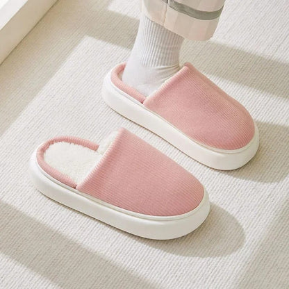 Sophie - Komfortable, sklisikre, fluffy og flate tøfler