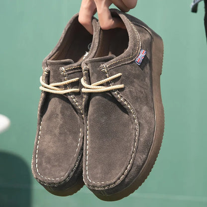 Mark - Uformelle snøresko med robust såle for komfort og stil