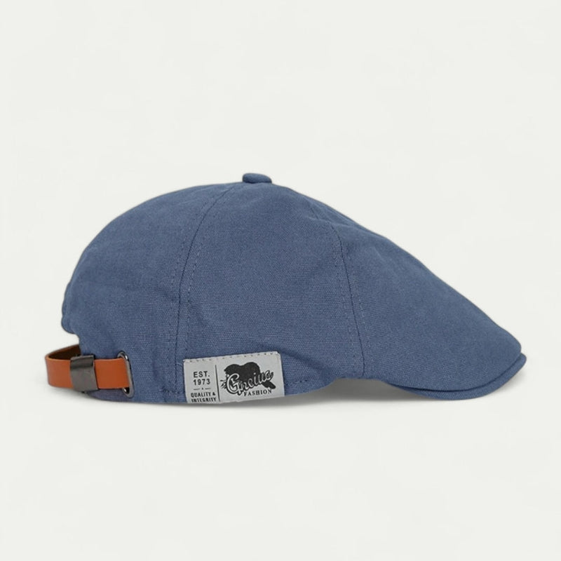 Hudson – Flat-Cap med Panelert Kronestruktur