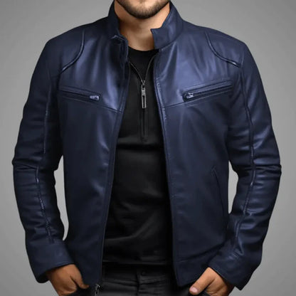 Carter – Moderne jakke med asymmetriske glidelåser og brystlommer