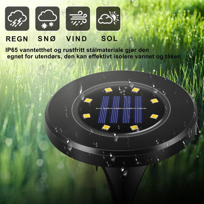 SolarGlow - Miljøvennlige LED solenergi hagelys for en fantastisk utendørs atmosfære