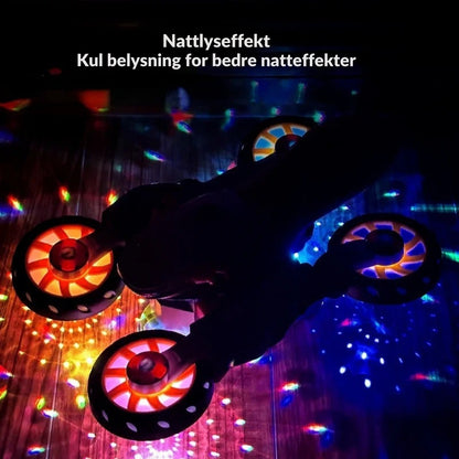 TurboTwist - Elektrisk motorsykkel med lys for kreativ og trygg lek