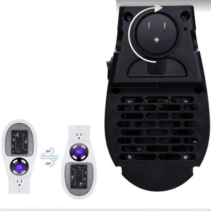 HeatWave - Kompakt og Effektiv Bærbar Varmeovn med Justerbar Termostat