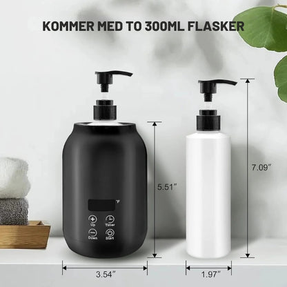 ThermaLuxe - Bærbar elektrisk massasjeoljevarmer med berøringskontroll