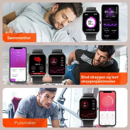 HealthSync - Avansert smartklokke for sømløs sporing av velvære