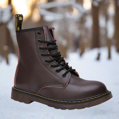 Lucas - Snørestøvler med ikoniske gule sømmer