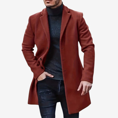 Bernd – Langermet trenchcoat med knapper
