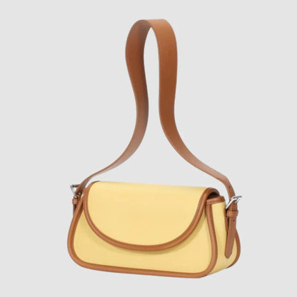 Nora – Skulderveske med Bred Stropp og Klaff