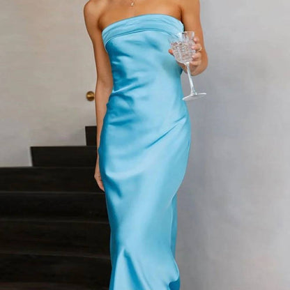 Lina - Elegant kjole med offshoulder utforming og komfortabel passform