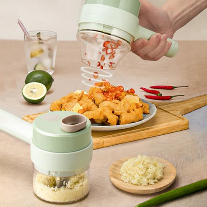 ChopMaster - Elektrisk grønnsakskutter med USB-oppladbar og trådløs design