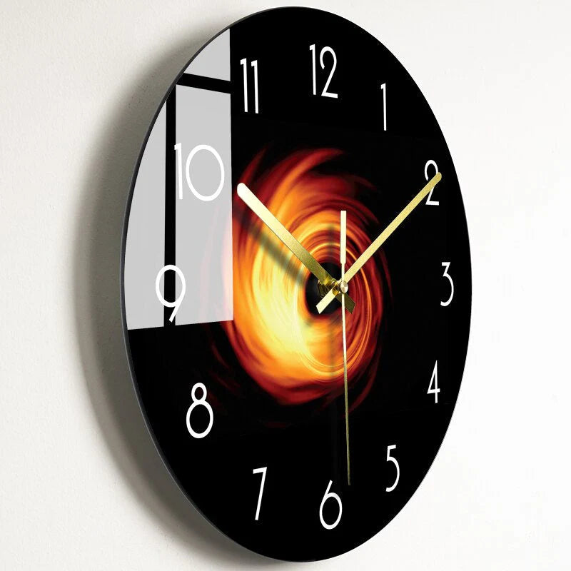 ClearTick - Moderne veggklokke i glass med minimalistisk design