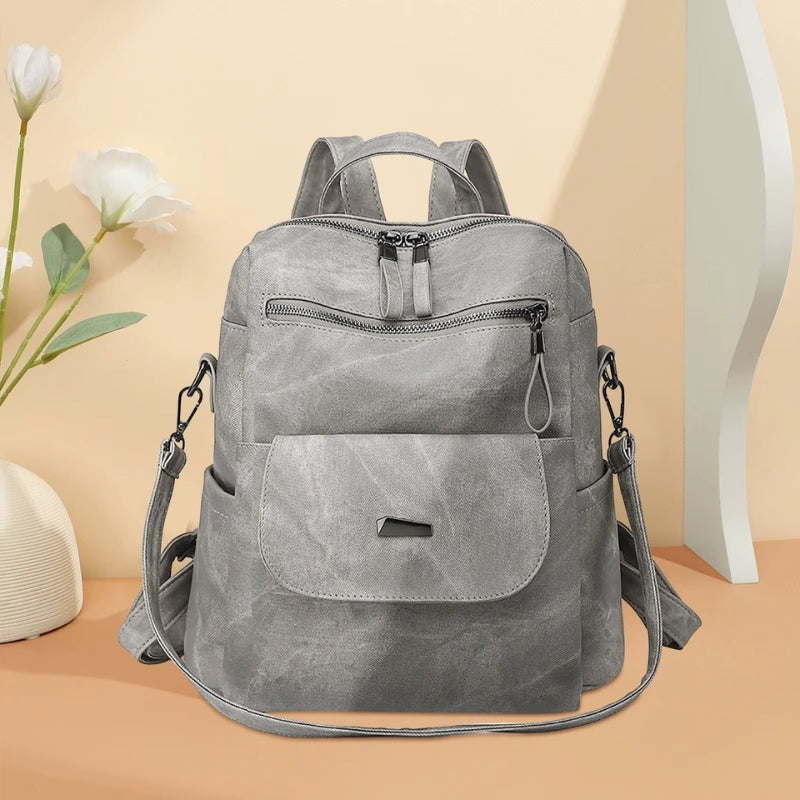 NovaPack – Ryggsekk med Flere Glidelåslommer og Justerbare Stropper