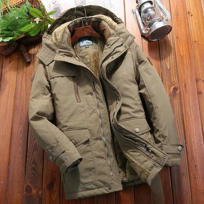 Morten - Langermet Hettejakke med Justerbar Hette og Flere Forlommer