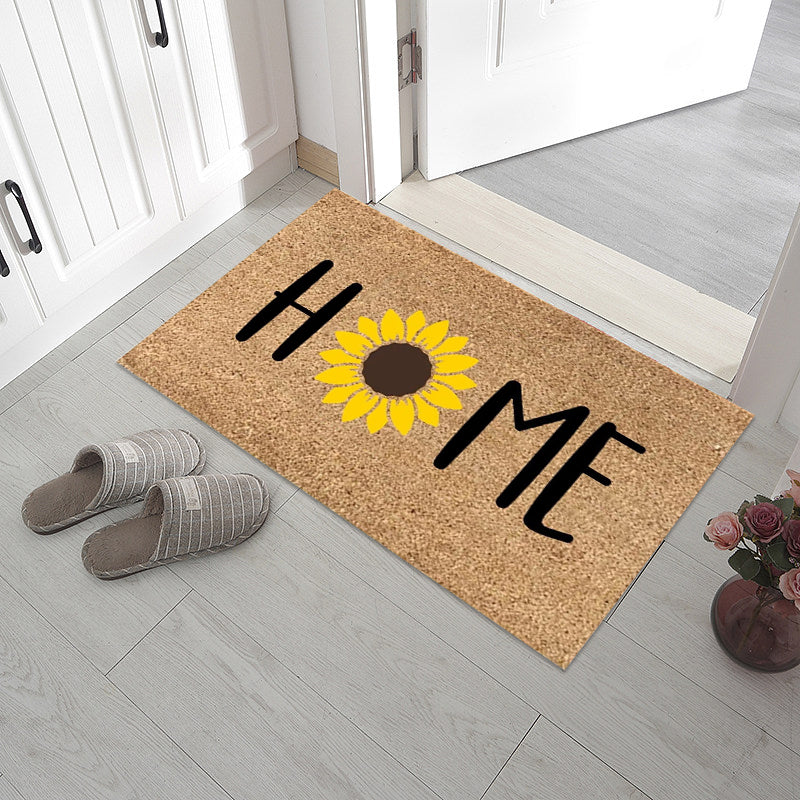 HomeEase - Dekorativ Velkomstdørmatte med Sklisikker Overflate