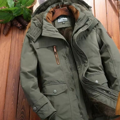 Morten - Langermet Hettejakke med Justerbar Hette og Flere Forlommer