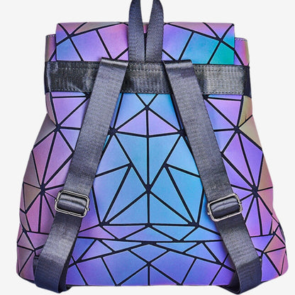 Alina – Ryggsekk med Stor Kapasitet og Geometrisk Design