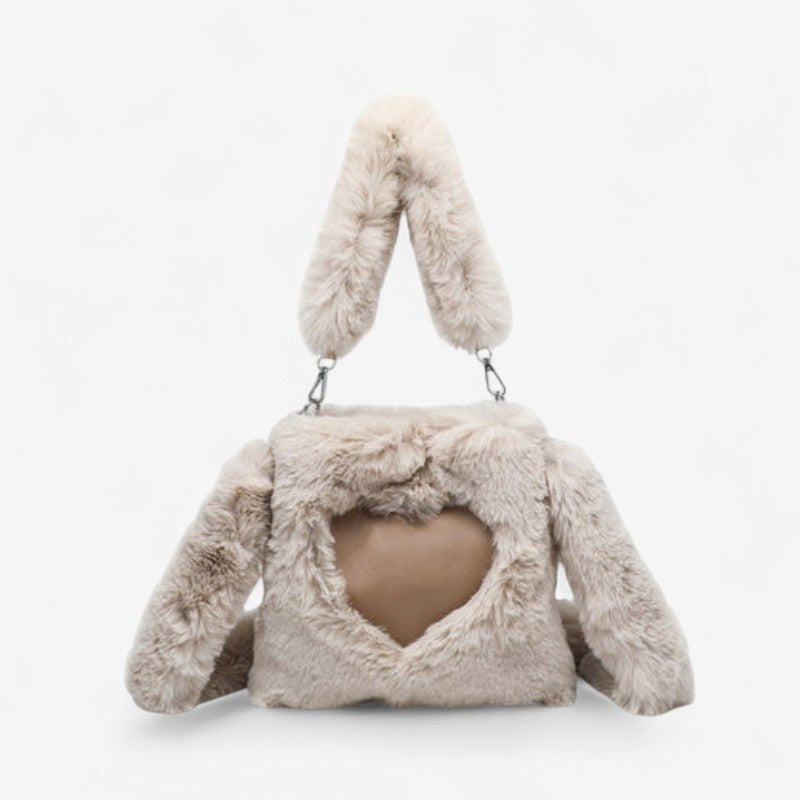 Ella – Håndveske med skulderrem og hjerte-detalj